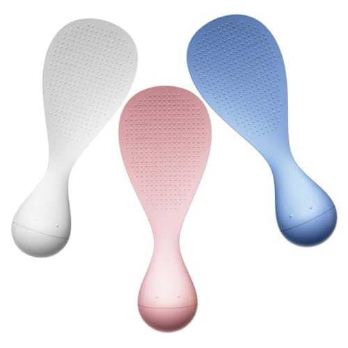 POPETPOP 3 Stück Reis Reislöffel erzählen Reiskocherlöffel Reisportionierer Essensschaufel Becher -Design -Reispaddel pp von POPETPOP