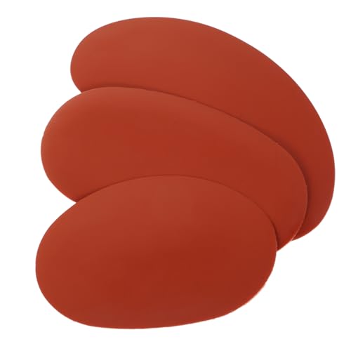 POPETPOP 3 Stück Teiliges Silikon für Künstler Langlebige DIY Keramik Clay Artist Auxiliary Art Special Tools Rote Flexible Modellierhilfen für Polymer Clay Gestaltung von POPETPOP