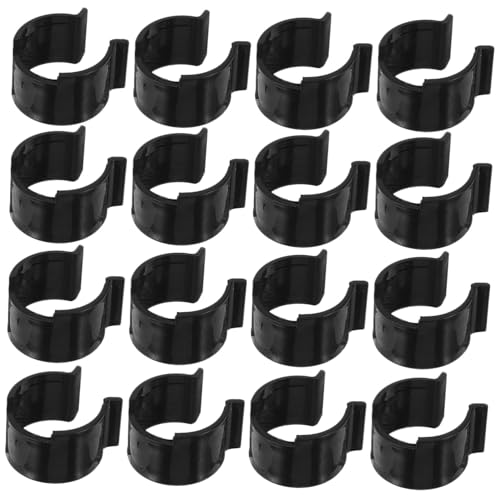 POPETPOP 30 Stück Wasserspenderpumpenzubehör die Sie auf dem Deutschen Markt anbieten: Pumpenkopf Halter Clip für den Pumpenkopf Einer Kosmetikflasche kosmetisches Accessoire Plastik Black von POPETPOP