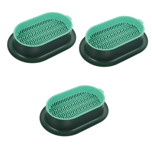 POPETPOP 3Er-Box Katzentoilette Katzengras-Pflanzkästen Pflanzgefäß für Katzenminzengras Töpfe für Pflanzen Gemüsefach Pflanzgefäß für Katzengras draussen Container Suite von POPETPOP
