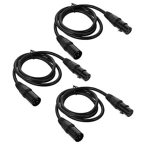 POPETPOP 3Stücke Xlr Adapterkabel Stecker Buchse Audio Kabel für Mixer Mikrofon Lautsprecher Robuste Verlängerung für Optimale Signalübertragung POPETPOP 3Stücke Xlr Adapterkabel Stecker Buchse Audio Kabel für Mixer Mikrofon Lautsprecher Robuste Verlängerung für Optimale Signalübertragung von POPETPOP
