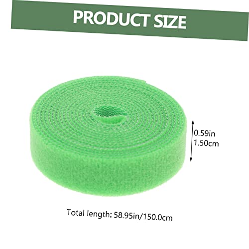 POPETPOP 4 Rollen Wiederverwendbares Wetterfestes Pflanzenbindeband Grünes DIY gartenband Verstellbar für Tomaten Gurken Kletterpflanzen Flexible Pflanzenstütze für Innen Außenbereich von POPETPOP