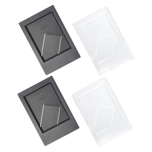 POPETPOP 4 STÜCKE Teiliges Mini Bilderrahmen Set Kompakte Kleine Fotorahmen mit Vertikalem Design Tragbar für Schreibtisch und Wohnkultur Transparente Matte Nachtschwarze Rahmen für POPETPOP 4 STÜCKE Teiliges Mini Bilderrahmen Set Kompakte Kleine Fotorahmen mit Vertikalem Design Tragbar für Schreibtisch und Wohnkultur Transparente Matte Nachtschwarze Rahmen für von POPETPOP