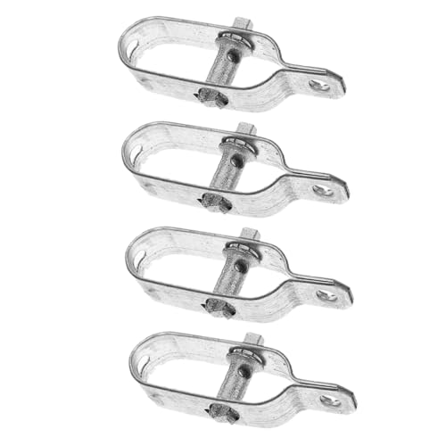 POPETPOP 4 Stück Drahtspanner Spanner Schwere Ausführung Hardware-Spanner Drahtseilspanner Stahlseilspanner Zaunspanner Aus Metall Eisenkabelspanner Silver Gießen von POPETPOP