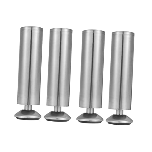 POPETPOP 4 Stück Edelstahl Möbelbeine Verstellbare Möbelbeine Schrankbeine Möbelnivellierbeine Möbelpolster Küchenschrankbeine Couchbeine Fußstütze Robuster Fuß Silberfarben POPETPOP 4 Stück Edelstahl Möbelbeine Verstellbare Möbelbeine Schrankbeine Möbelnivellierbeine Möbelpolster Küchenschrankbeine Couchbeine Fußstütze Robuster Fuß Silberfarben von POPETPOP