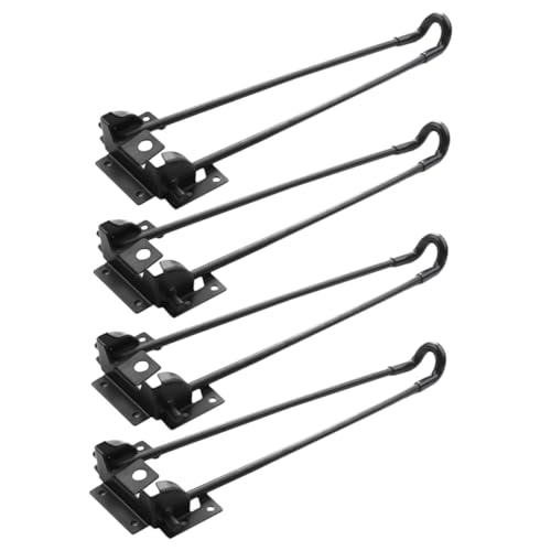 POPETPOP 4stücke Klappbare Haarnadel Tischbeine Metall Faltbare Möbelbeine Für DIY-projekte Stabil Und Installieren Höhe Für Couchtische Schreibtische Und Nachttische von POPETPOP