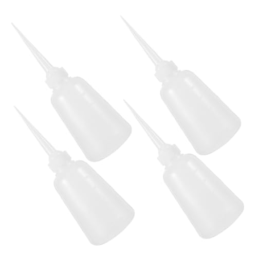 POPETPOP 4 Stück Klebstoffauftragsflaschen: 300 Ml Pet-öl-quetschflaschen Mit Spitze Zum Dosieren Von Flüssigkeiten – Für Bastelprojekte Und Den Industriellen Einsatz POPETPOP 4 Stück Klebstoffauftragsflaschen: 300 Ml Pet-öl-quetschflaschen Mit Spitze Zum Dosieren Von Flüssigkeiten – Für Bastelprojekte Und Den Industriellen Einsatz von POPETPOP