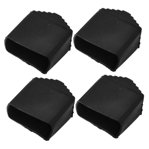 POPETPOP 4 Stück Leitermatte Verlängerungsleiterpolster Leiterbeinkappen Endkappen Für Verlängerungsleitern Nicht-Skid Ladder Pads Leiter Anti -schleuderfüße Leiterabdeckungen Gummi Black von POPETPOP