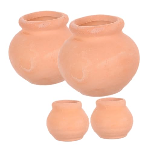 POPETPOP 4 Stück Mini-blumentopf Süße Tischdekoration Mini-sukkulentöpfe Süße Blumentöpfe Kleine Saftige Töpfe Saftiges Handwerk Blumentopf Dekorativer Blumentopf Keramik Schokolade von POPETPOP