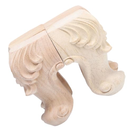 POPETPOP 4 Stück Möbel Sofabeine Kommodenbeine Kommoden Couchbeine Verstellbare Möbelbeine Mit Rad Bankbeine Couchbein Ersatzteile Fuß Outdoor Stühle Couchfüße Holz von POPETPOP