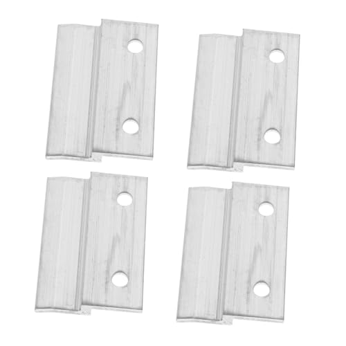 POPETPOP 4 Stück Teiliges Aluminium Bilderhaken Schwerlast Wandhalterung Rutschfest Z Clips für Bilderrahmen Vielseitig für Kleine und Große Rahmen zum Aufhängen und Dekorieren POPETPOP 4 Stück Teiliges Aluminium Bilderhaken Schwerlast Wandhalterung Rutschfest Z Clips für Bilderrahmen Vielseitig für Kleine und Große Rahmen zum Aufhängen und Dekorieren von POPETPOP