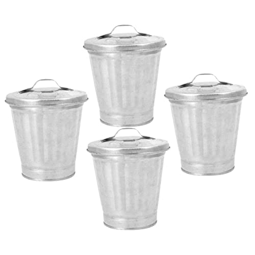 POPETPOP 4 Stück Teiliges Kleines Mülleimer mit Deckel Kompakter Desktop Abfalleimer für Büro Schlafzimmer Vielseitiger Tischabfallbehälter Geruchsvermeidend Blumentopf Geeignet POPETPOP 4 Stück Teiliges Kleines Mülleimer mit Deckel Kompakter Desktop Abfalleimer für Büro Schlafzimmer Vielseitiger Tischabfallbehälter Geruchsvermeidend Blumentopf Geeignet von POPETPOP