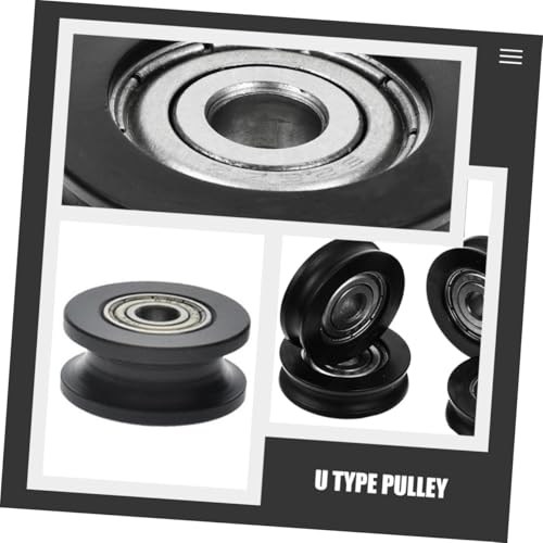 POPETPOP 4 Stück Teiliges Nylon Pulley mit Präzisionslager Geräuschlos Laufende Führungsschienenräder für Schiebetüren Fenster Möbel und Industrielle Anwendungen Langlebig und Vielseitig POPETPOP 4 Stück Teiliges Nylon Pulley mit Präzisionslager Geräuschlos Laufende Führungsschienenräder für Schiebetüren Fenster Möbel und Industrielle Anwendungen Langlebig und Vielseitig von POPETPOP