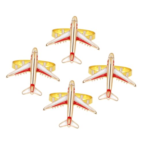 POPETPOP 4 Stück Teiliges Serviettenring aus Kreative Flugzeug Form Verstellbare Napkin Holder Ringe für Familienessen Hochzeiten Valentinstag Tischdekoration und Festliche Anlässe POPETPOP 4 Stück Teiliges Serviettenring aus Kreative Flugzeug Form Verstellbare Napkin Holder Ringe für Familienessen Hochzeiten Valentinstag Tischdekoration und Festliche Anlässe von POPETPOP