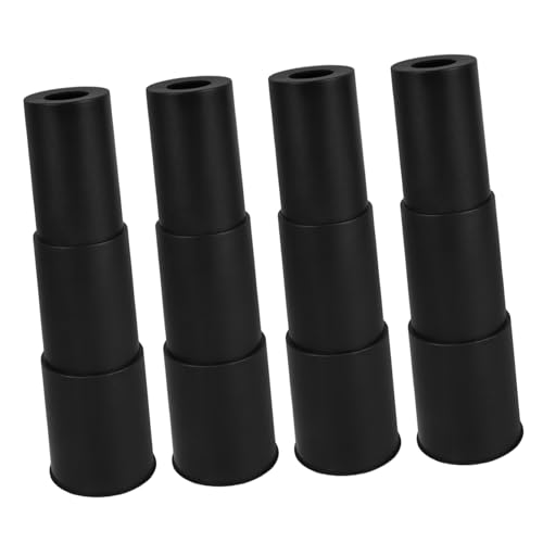 POPETPOP 4 Stück Teleskopische Staubschutzhülle Bürostuhl gasdruckfeder rutschfeste Kunststoffabdeckung Kompatibel Schützt Gaslift und Erhöht Stabilität und Langlebigkeit von POPETPOP