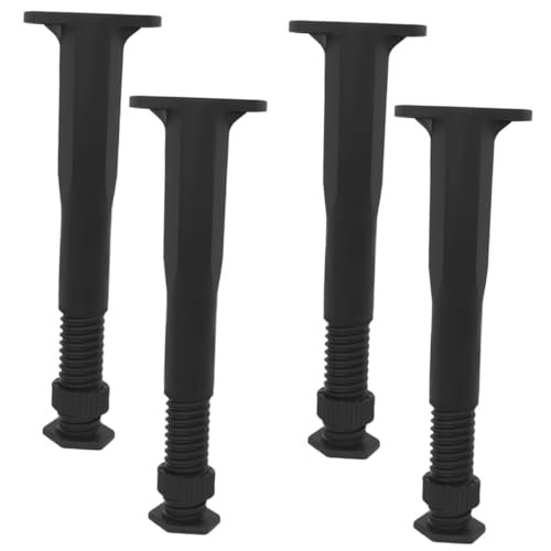 POPETPOP 4 Stück Verstellbare Bettstützbeine Höhenverstellbar Stabil und Langlebig für Bettrahmen Sofas und Möbel Einfache Installation Robustes Material POPETPOP 4 Stück Verstellbare Bettstützbeine Höhenverstellbar Stabil und Langlebig für Bettrahmen Sofas und Möbel Einfache Installation Robustes Material von POPETPOP