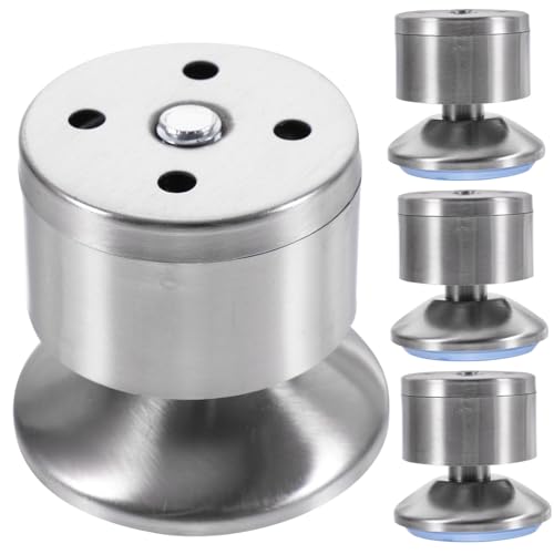 POPETPOP 4 Stück verstellbare Möbelbeine verstellbare Füße für Möbel Möbelnivellierungsbeine Sofa Bein Pads Schränke Möbelfüße Nußbeinnivellierer Möbelrichtmaschine Silver POPETPOP 4 Stück verstellbare Möbelbeine verstellbare Füße für Möbel Möbelnivellierungsbeine Sofa Bein Pads Schränke Möbelfüße Nußbeinnivellierer Möbelrichtmaschine Silver von POPETPOP