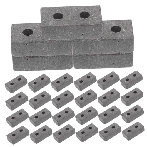 POPETPOP 40 Stück Mini-Bausteinmodell Puppenhausbauzubehör Mini-Steine winzige Ziegel Miniaturziegel Ton Grey POPETPOP 40 Stück Mini-Bausteinmodell Puppenhausbauzubehör Mini-Steine winzige Ziegel Miniaturziegel Ton Grey von POPETPOP