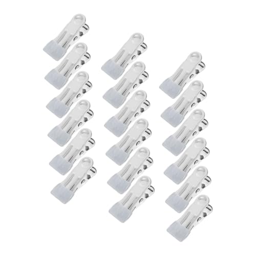 POPETPOP 40 Stück Winddichter Befestigungs Clip Poolklemmen Winterabdeckungsclips für Schwimmbecken Metallclips Klammern für Poolabdeckung Pool-Clips Rostfreier Stahl Silver von POPETPOP