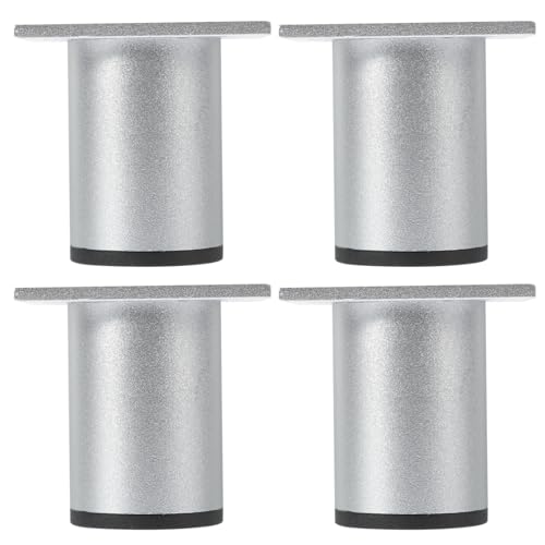 POPETPOP 4 Stück Verstellbare Möbel Beine Metall Ersatz Beine für Sofa Tisch Kommode Tragkraft Einfache Montage für Wohnzimmer von POPETPOP