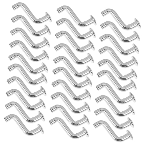 POPETPOP 50 Stück Teiliges Palettenregal Zubehör mit Universellen Drop Pins und J aus Robustem Eisen Inklusive Sicherheitsclip und Gebogenem Sicherungsstift für Sichere Lagerregale von POPETPOP