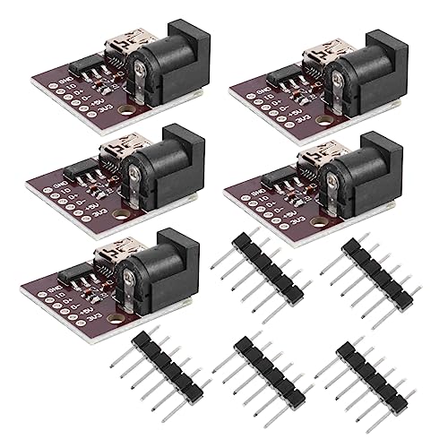 POPETPOP 5stücke Mini USB Stromversorgungsmodul Mit Ladeanschluss USB Lademodul Für Eingangsspannung Kompatibel Mit Ladeport von POPETPOP