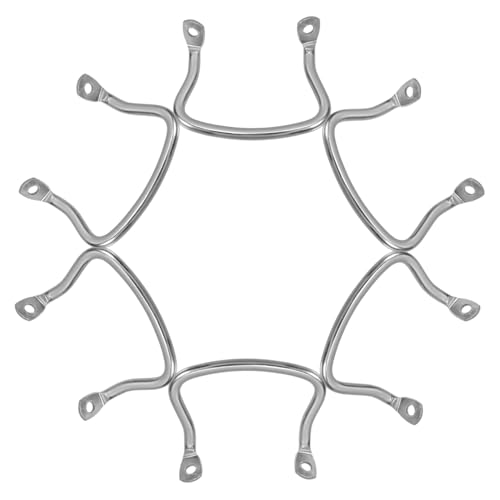 POPETPOP 6 Stück Edelstahl Topf Ohr Topfgriff Griffohr Ersatzgriff für den Schongarer Seitengriff für Topf Seitengriffe für Kochgeschirr Kesselseitengriff Rostfreier Silber POPETPOP 6 Stück Edelstahl Topf Ohr Topfgriff Griffohr Ersatzgriff für den Schongarer Seitengriff für Topf Seitengriffe für Kochgeschirr Kesselseitengriff Rostfreier Silber von POPETPOP