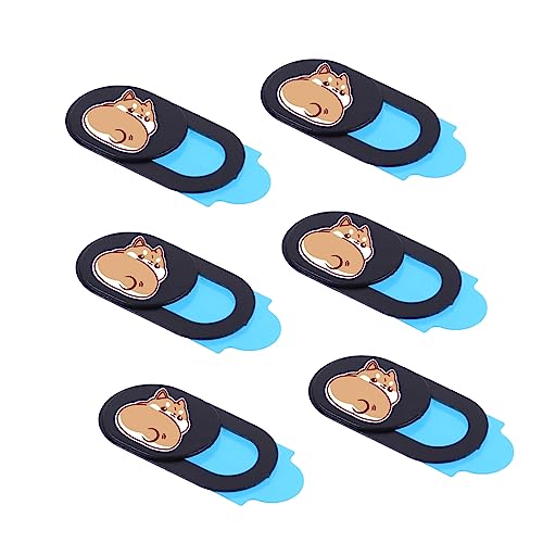 POPETPOP 6stücke Kameraabdeckung Für Notebook Webcam Mit Katze Muster Abs-schutzklappe Zum Abdecken Von Kameraöffnungen Für Laptops Tablets Pcs Mit Sichtschutzfunktion von POPETPOP