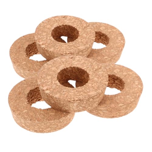 POPETPOP 6 Stück Korkdeckel mit Mittelloch für Wasserpflanzgefäße Hydrokultur Terrarien Korkstopfen Ersatz für Glasvasen Mikro Landschaft Zuhause Büro POPETPOP 6 Stück Korkdeckel mit Mittelloch für Wasserpflanzgefäße Hydrokultur Terrarien Korkstopfen Ersatz für Glasvasen Mikro Landschaft Zuhause Büro von POPETPOP