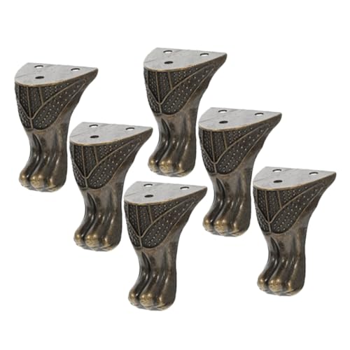 POPETPOP 6 Stück Möbel Dekorative Ecke Kleine Tischbeine Möbeldekorationsteile Vintage-möbelbeschläge Hardware-möbeldekoration Retro-beineckenschutz Zinklegierung POPETPOP 6 Stück Möbel Dekorative Ecke Kleine Tischbeine Möbeldekorationsteile Vintage-möbelbeschläge Hardware-möbeldekoration Retro-beineckenschutz Zinklegierung von POPETPOP