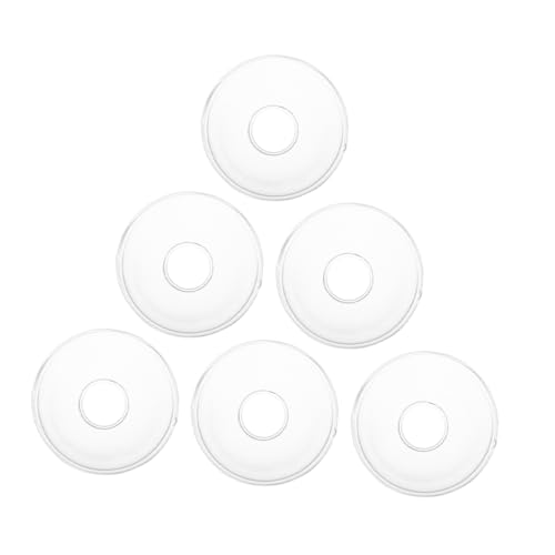 POPETPOP 6stücke Teiliges Glas Wachstropf-fänger Runde Kerzenhalter Für Stabkerzen Schützt Möbel Vor Wachsablagerungen Für Hochzeiten Meditation Und Hotelzimmer-Dekoration POPETPOP 6stücke Teiliges Glas Wachstropf-fänger Runde Kerzenhalter Für Stabkerzen Schützt Möbel Vor Wachsablagerungen Für Hochzeiten Meditation Und Hotelzimmer-Dekoration von POPETPOP