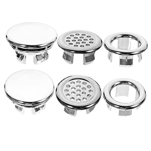 POPETPOP 6 Stück Waschbecken Überlauf Ringe Abdeckung für Waschtisch Küchen und Badezimmerüberläufe Dekorativ und Praktisch Langlebig und Installieren POPETPOP 6 Stück Waschbecken Überlauf Ringe Abdeckung für Waschtisch Küchen und Badezimmerüberläufe Dekorativ und Praktisch Langlebig und Installieren von POPETPOP