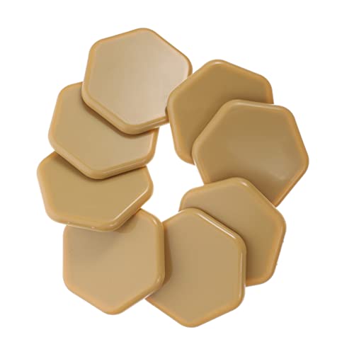 POPETPOP 8 Stück Bodengleiter Für Möbelhartböden Unterlage Hartholz Teppich Beschützer Verhindern, DASS Möbel Verrutschen Mit Möbelschieber Möbelgleiter Mover Yellow Eva POPETPOP 8 Stück Bodengleiter Für Möbelhartböden Unterlage Hartholz Teppich Beschützer Verhindern, DASS Möbel Verrutschen Mit Möbelschieber Möbelgleiter Mover Yellow Eva von POPETPOP