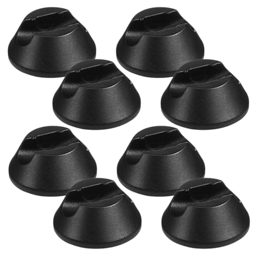 POPETPOP 8 Stück Selbstklebende Abs Gummi Gleiter Für Schränke Stuhlbeingleiter Für Teppiche Möbelgreifer Für Hartholzböden Schwarze Möbelgriffe Zur Verhinderung des Verrutschens von POPETPOP