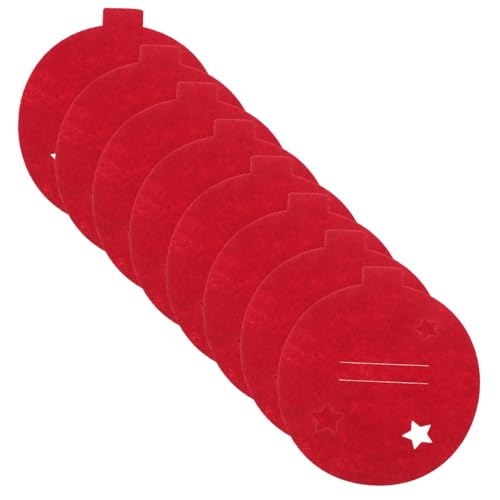 POPETPOP 8 Stück Teiliges Weihnachts Bestecktaschen Niedliche Kugelförmige Besteckhalter Kompakt und Tragbar für Weihnachtsfeier Stilvolle Tischdekoration und Praktische Aufbewahrung von von POPETPOP