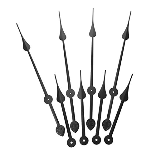 POPETPOP Stumm Uhrzeiger 8 Stück Austauschbare Quarz Uhr Teile Für Selbstgemacht Uhrwerke Langlebig Präzise Schwarz Für Wanduhr Reparatur Und Bastelprojekte POPETPOP Stumm Uhrzeiger 8 Stück Austauschbare Quarz Uhr Teile Für Selbstgemacht Uhrwerke Langlebig Präzise Schwarz Für Wanduhr Reparatur Und Bastelprojekte von POPETPOP