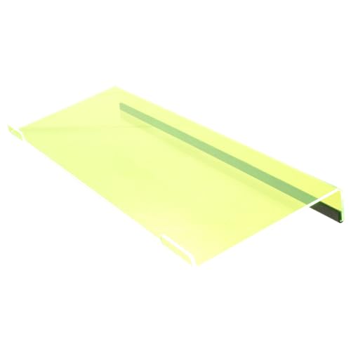 POPETPOP Acryl Tastatur Riser Ergonomischer Halter für Schreibtisch Transparente Rutschfeste Tastaturablage Fluoreszierendem Körperhaltung Beim Arbeiten von POPETPOP