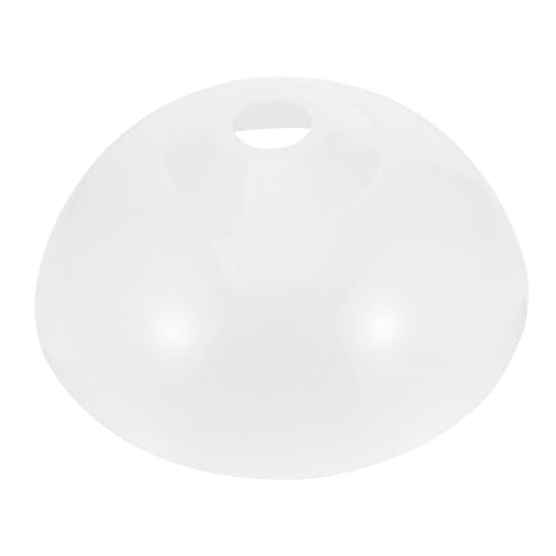 POPETPOP Acryllampe Pendelleuchte Lampenschirm Ersatz Weißer Lampenschirm für Wohnbereich Schlafzimmer und Bar Leicht und Installieren Vielseitig für Moderne und Retro Einrichtungsstile von POPETPOP