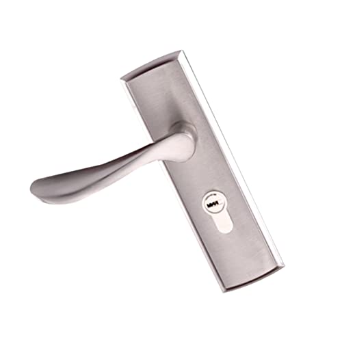 POPETPOP Aluminium Legierung Mechanisches Türschloss mit Geräuschdämpfung Sicherer und Robuster Türgriff für Schlafzimmer und Badezimmer für Wohnungen und von POPETPOP