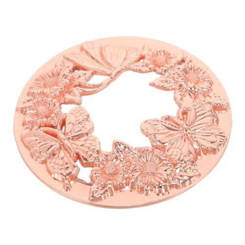 POPETPOP Aromatherapie Metalldekoration Für Duftkerzen Windschutz Und Hitzespeicher Mit Eleganter Roséfarbe Passend Für Kerzenhalter Und Aromabrenner von POPETPOP