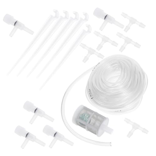 POPETPOP Automatisches Bewässerungssystem Transparentes Tropfkit mit Einstellbarem Ventil für Zimmerpflanzen Balkonpflanzen und Topfpflanzen Wasserersparnis durch Gezielte von POPETPOP