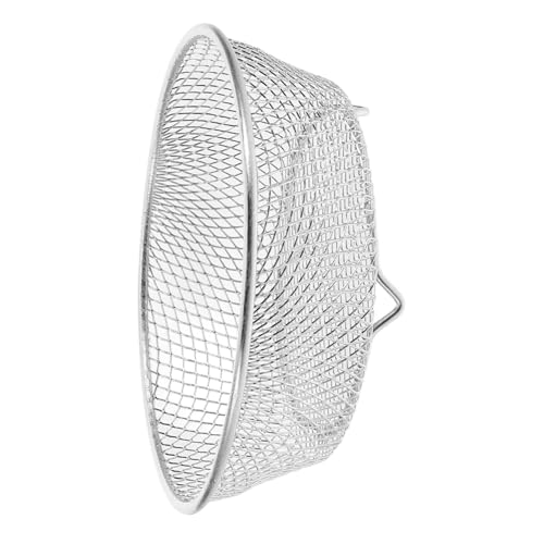 POPETPOP BBQ-bratkorb Grillspießmacher Fritteuse Kocher Toaster Ofenblech Airfryer Elektroherd Backofen-grillrost Zerhacker Grillkorb Toaster-ofenpfannen Nicht Dark Grey Rostfreier Stahl von POPETPOP