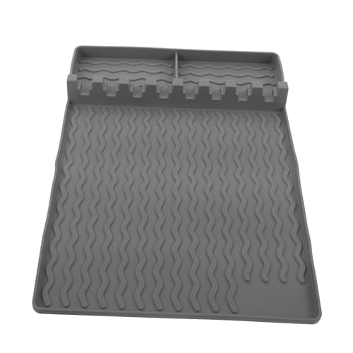 POPETPOP Silikon Grillmatte Für Grillwerkzeuge Vielseitige Grill-seitenablagematte Für Außenbereich Und Küchentheke Hitzebeständige rutschfeste Und Leicht Zu Reinigende Silikonmatte von POPETPOP