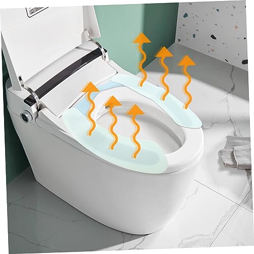 POPETPOP Beheiztes Wc Sitzkissen mit Intelligenter Temperaturregelung Selbstklebend Komfortabler Toilettensitzbezug für Badezimmer Wintertauglich Weiches Material Einsetzbar von POPETPOP