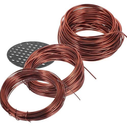 POPETPOP Bonsai drahtset aus Anodisiertem Aluminium Flexibler Gartendraht für Pflanzenstütze Langlebig und Rostfrei für Bonsai formung und DIY gartenarbeiten Geeignet für Anfänger und POPETPOP Bonsai drahtset aus Anodisiertem Aluminium Flexibler Gartendraht für Pflanzenstütze Langlebig und Rostfrei für Bonsai formung und DIY gartenarbeiten Geeignet für Anfänger und von POPETPOP