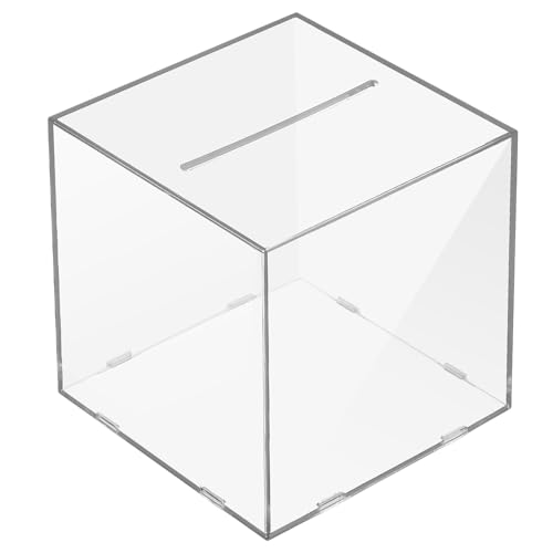 POPETPOP Box Sparschwein Spardose Spardose Spardose Spardose Spardose Spardose Münzbank Klare Bank Bank Acryl Transparent von POPETPOP
