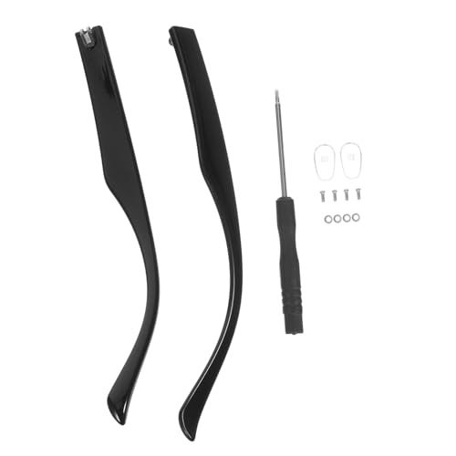POPETPOP Brillenbügel Ersatz Metall Gläser Arme für Sonnenbrillen Lesebrillen Myopie Brillen Reparatur Zubehör Robust Hautfreundlich Schwarz POPETPOP Brillenbügel Ersatz Metall Gläser Arme für Sonnenbrillen Lesebrillen Myopie Brillen Reparatur Zubehör Robust Hautfreundlich Schwarz von POPETPOP