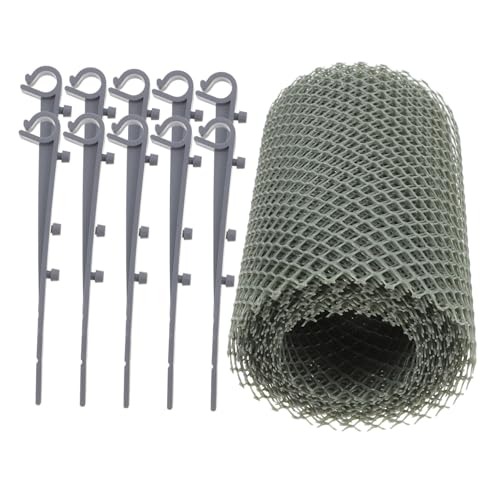 POPETPOP Dachrinnenschutz Netz Breit Hexagonales mit Haken Laubschutz für Diverse Dachrinnen Laubfilter Verstellbar Zuschneidbar für Regenrinnen Garten und Haus POPETPOP Dachrinnenschutz Netz Breit Hexagonales mit Haken Laubschutz für Diverse Dachrinnen Laubfilter Verstellbar Zuschneidbar für Regenrinnen Garten und Haus von POPETPOP