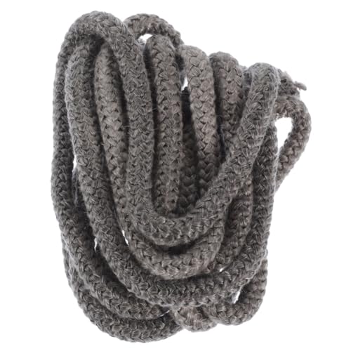 POPETPOP Dichtschnur Kaminofen Ersatz Holzofen Gasket aus Hitzebeständigem Fiberglas Selbstklebend Flach für Holzherd Feuerofen Türdichtung Langlebig und Installieren von POPETPOP