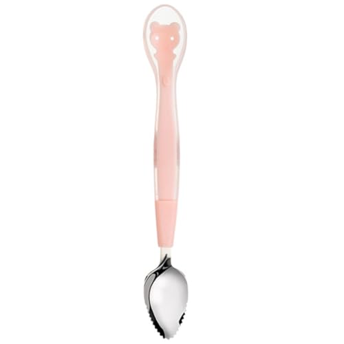 POPETPOP Doppelkopf Löffel zum Füttern und Schaben Frei Ergonomisch für Selbstständiges Essen und Obstbrei für Junge Mädchen und Kleinkinder POPETPOP Doppelkopf Löffel zum Füttern und Schaben Frei Ergonomisch für Selbstständiges Essen und Obstbrei für Junge Mädchen und Kleinkinder von POPETPOP